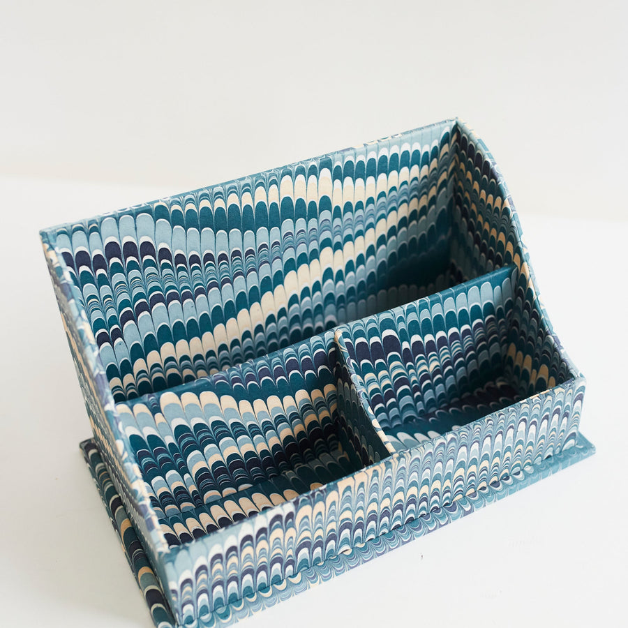Marbled Letter Sorter- Mountain Blue - Craft Boat - Accessories - $145