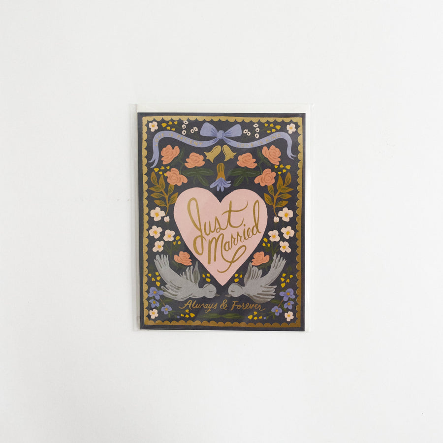 Just Married Love Birds Card - Rifle Paper Co. - Cards - $6