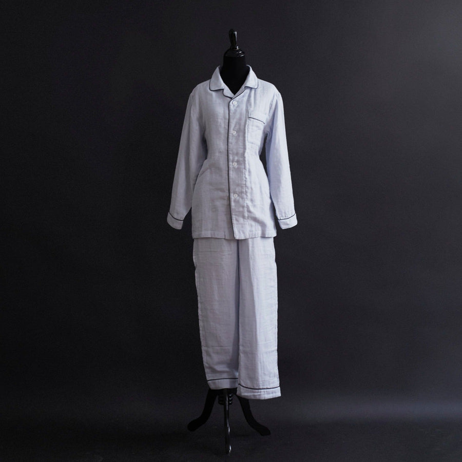 Marshmallow Gauze Pajama - Small / Light Blue - Uchino - Wearables - $250