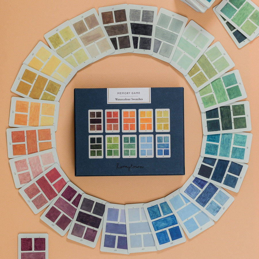 Memory Game - Watercolour Swatches - Roomytown Inc - Holiday - $25