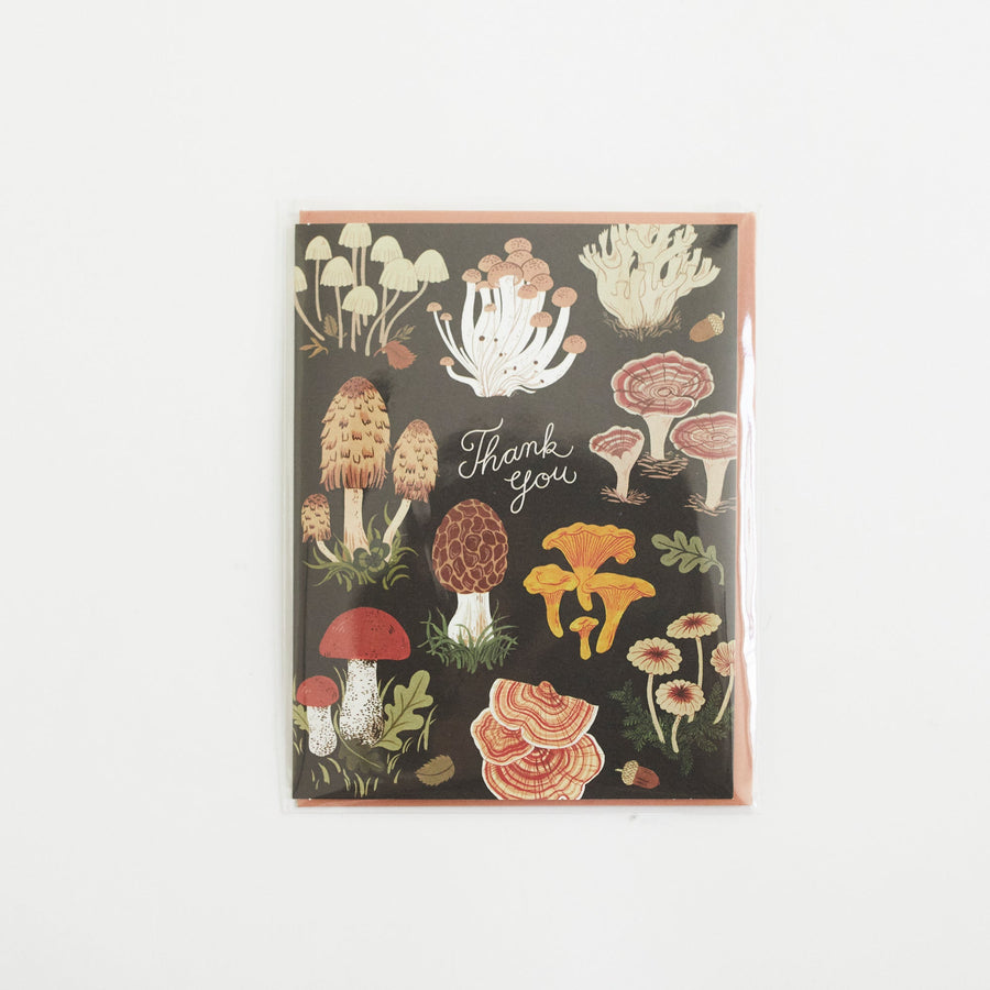 MUSHROOMS | thank you card - Botanica Paper Co. - Cards - $6.50