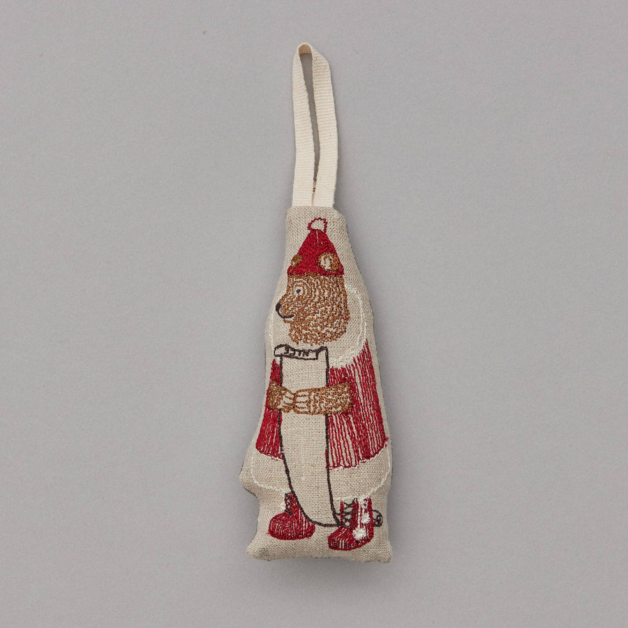 North Pole Bear Ornament - Coral & Tusk - Holiday - $34