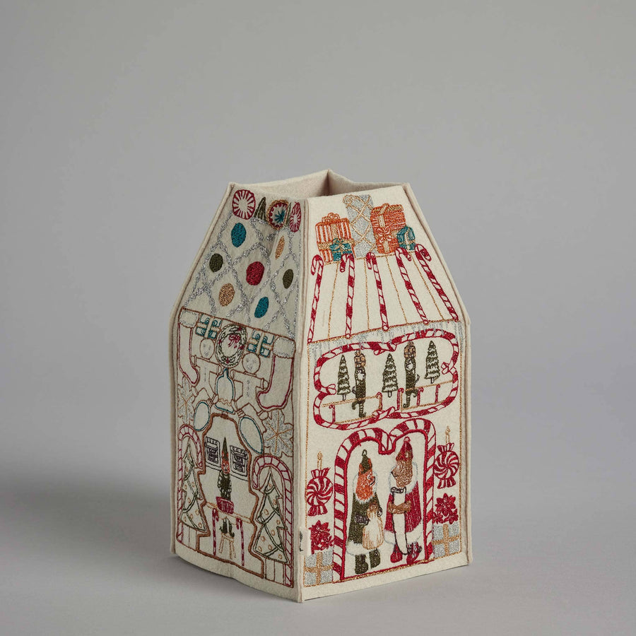 North Pole Tissue Box Cover - Coral & Tusk - Holiday - $98