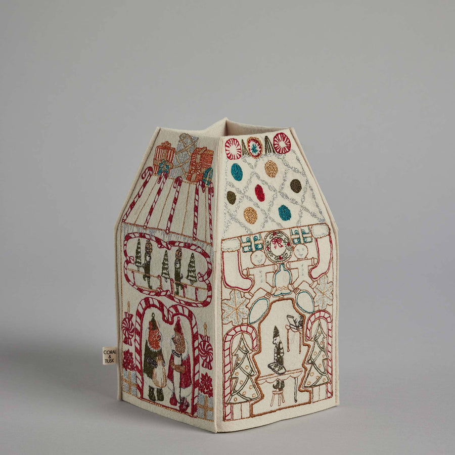 North Pole Tissue Box Cover - Coral & Tusk - Holiday - $98