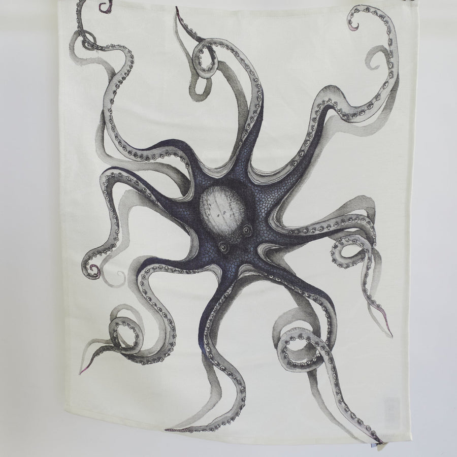 Octopus Tea Towel - One - Arcolaio - Table - $36