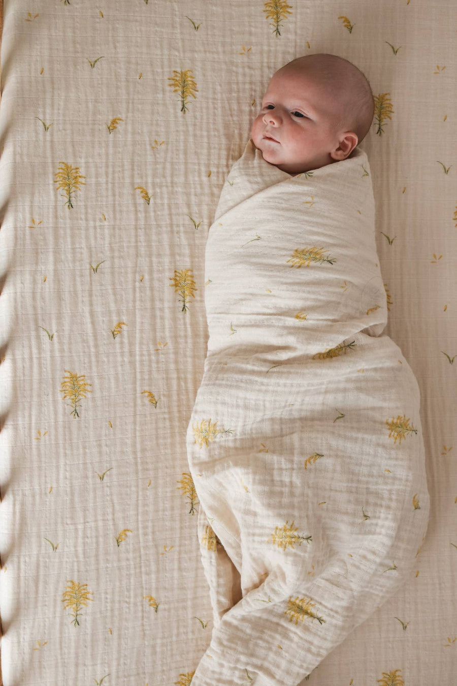 Organic Cotton Swaddle - House of Elia - Baby