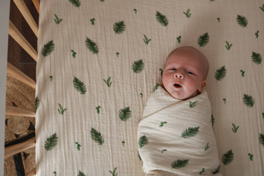 Organic Crib Fitted Sheet - House of Elia - Baby