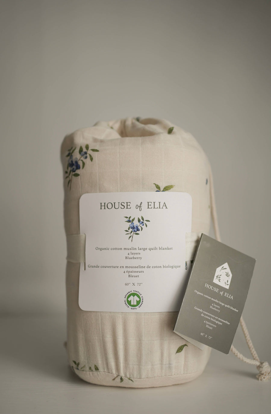 Organic Crib Fitted Sheet - House of Elia - Baby