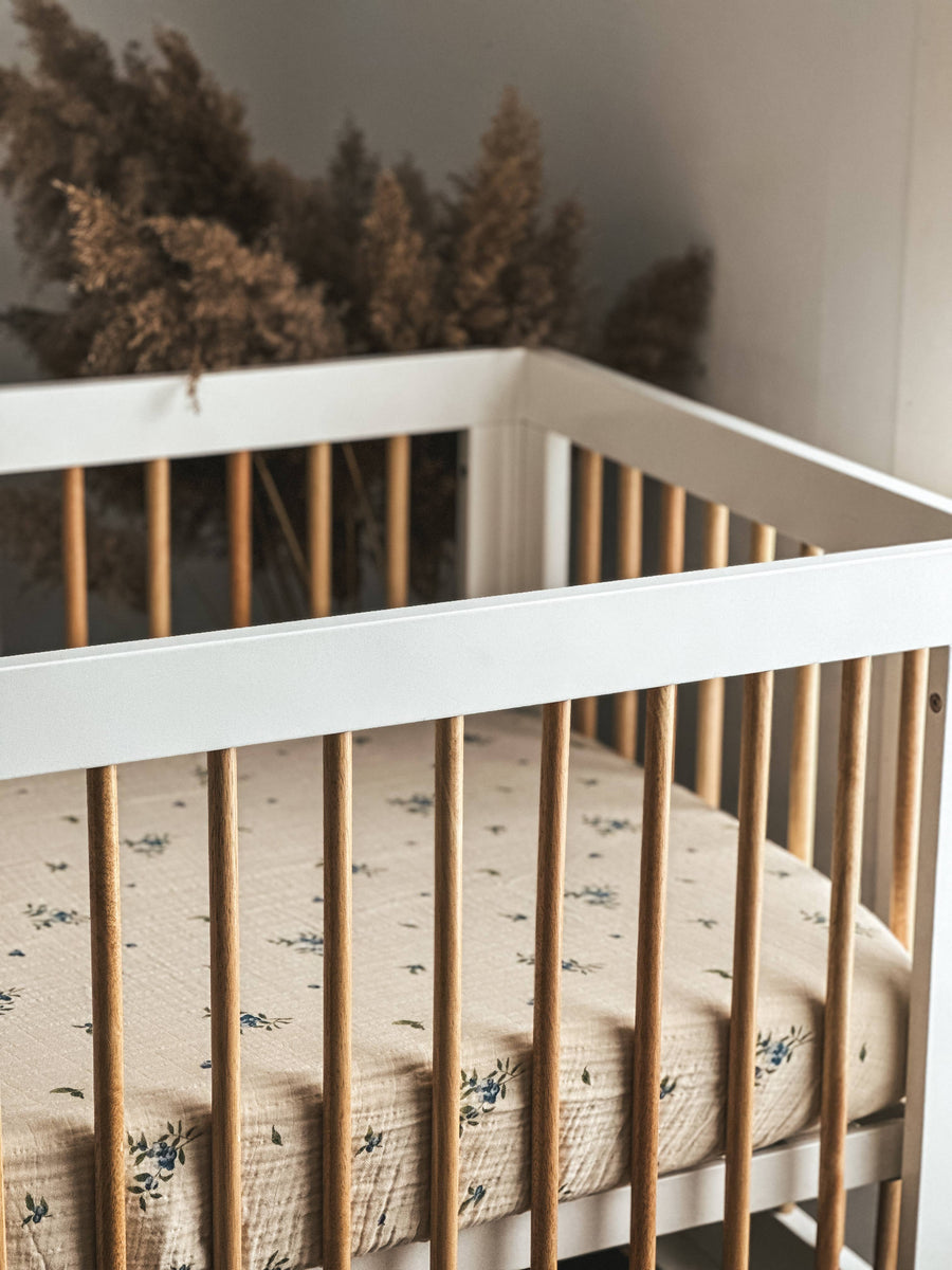 Organic Crib Fitted Sheet - House of Elia - Baby