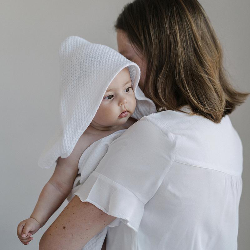 Organic Hooded Baby Towel - 31’’ x - Mungo - $67