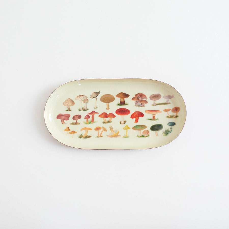 Oval Enamel Tray - Fungi - Roomytown Inc - Accessories - $26