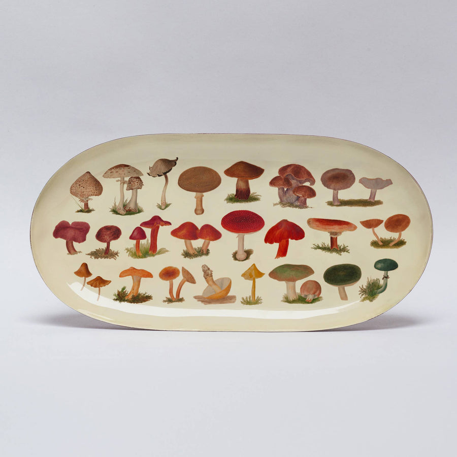 Oval Enamel Tray - Fungi - Roomytown Inc - Accessories - $26