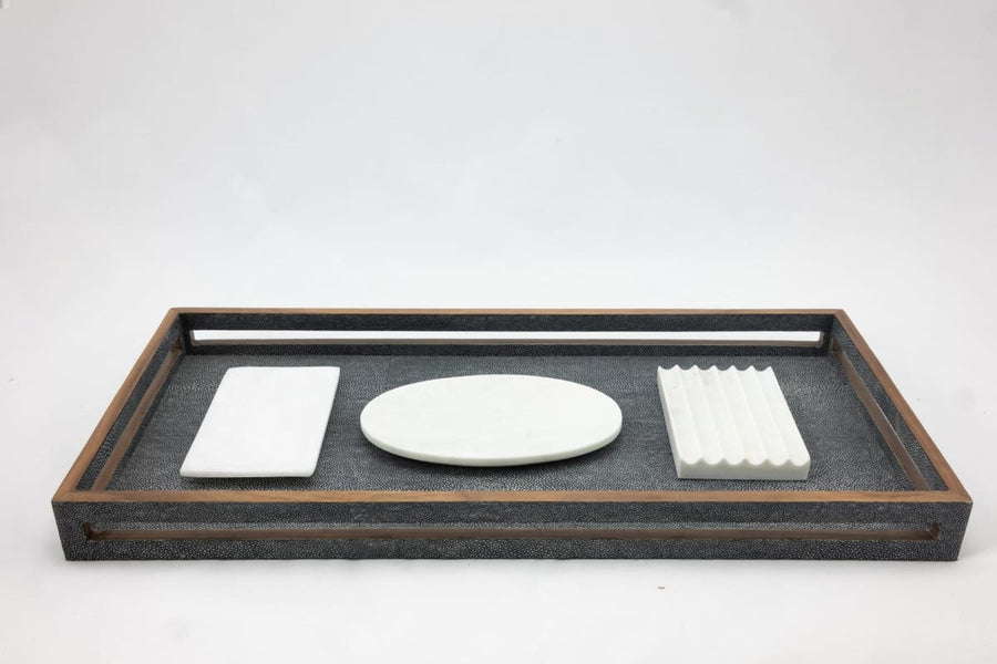 Oval Soap Dish - White Marble - Natural Habitat - Bath - $35