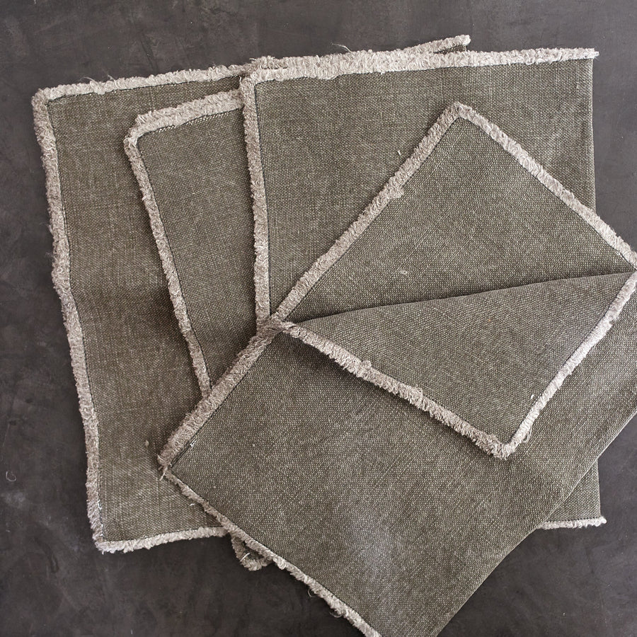 Pacific Linen Placemats Set of 2 - Cafenoir - Libeco - Table - $106