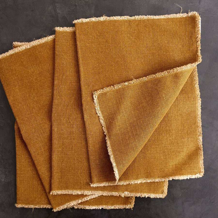 Pacific Linen Placemats Set of 2 - Curry - Libeco - Table - $106