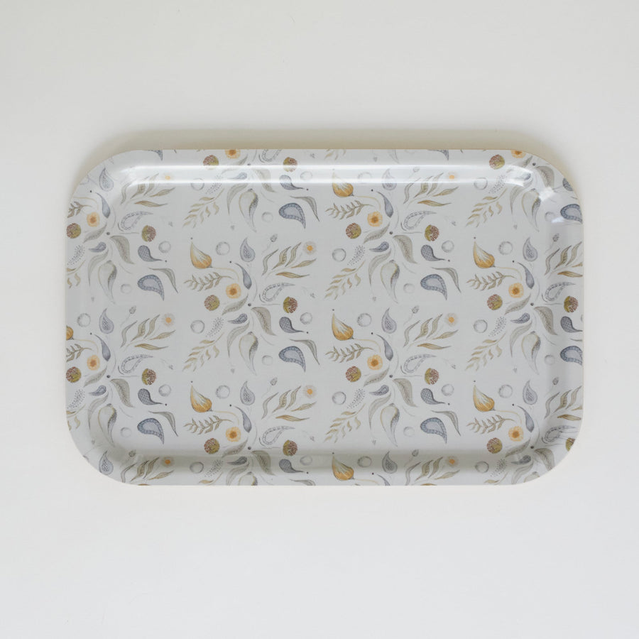 Paisly Birchwood Tray - 1005 - 8.1/2’’ x 13’’ - Form Press - Accessories - $48