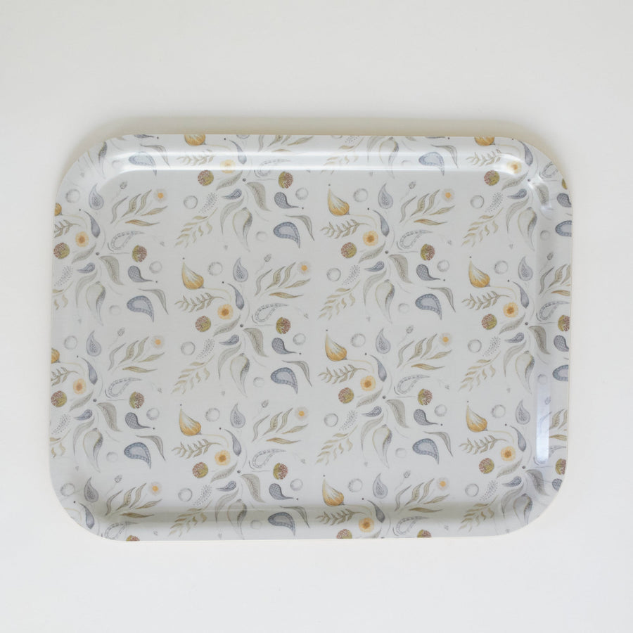 Paisly Birchwood Tray - 1006 - 11 x 14’’ - Form Press - Accessories - $68