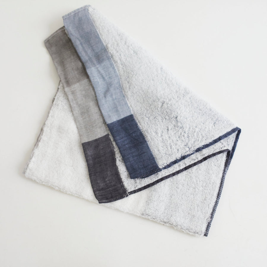 Palette Towel Blue Grey Hand (M) Morihata International Ltd. Co. Bath $32