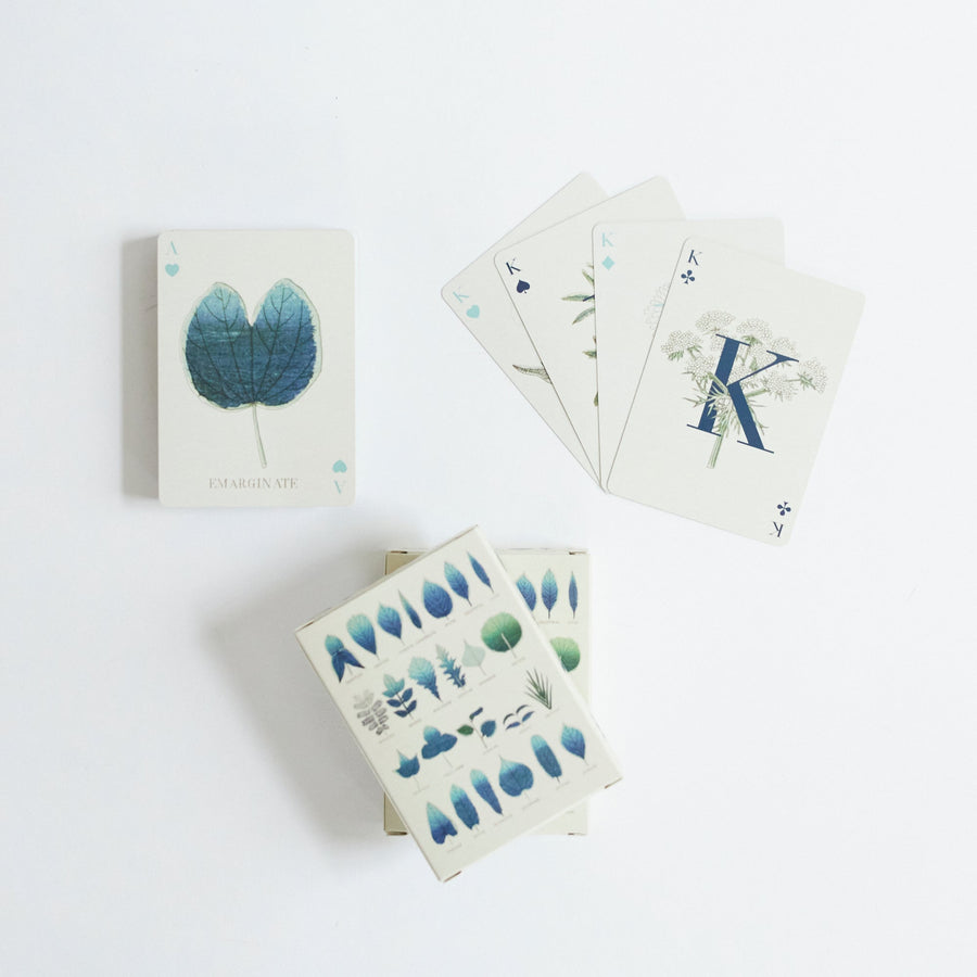 Playing Cards - Set of Two Decks - Shapes Leaves - Roomytown Inc - Holiday - $22