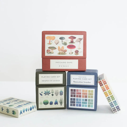 Playing Cards - Set of Two Decks - Watercolor Swatches - Roomytown Inc - Holiday - $22