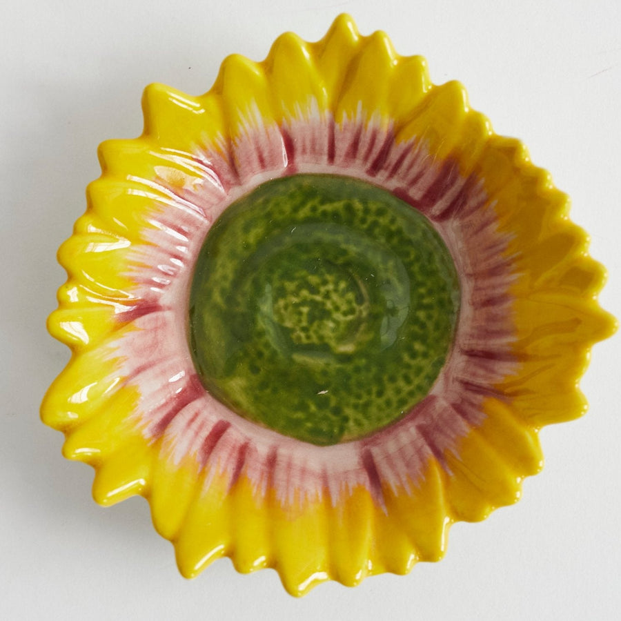 Porcelain Flower Dish - Sunflower - Tozai - Accessories - $10