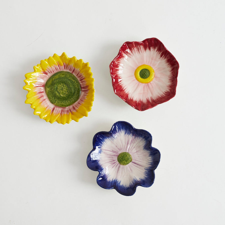 Porcelain Flower Dish - Tozai - Accessories - $10