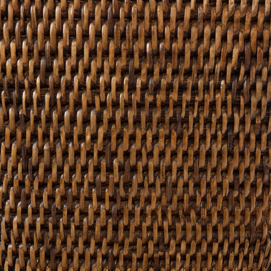 Rectangular Basket with Loop Handles - 17’ x 12.5’ 13’ / Antique Brown - Matahari - Baskets - $225