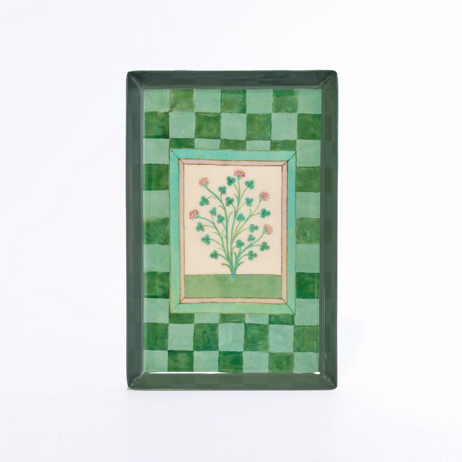 Rectangular Enamel Tray - Herbs - Roomytown Inc - Accessories - $30