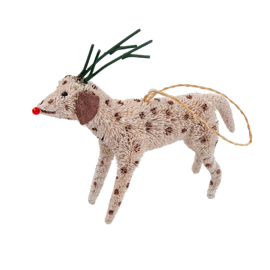 Red Nose Reindeer Ornament - Indaba Trading - Holiday - $19
