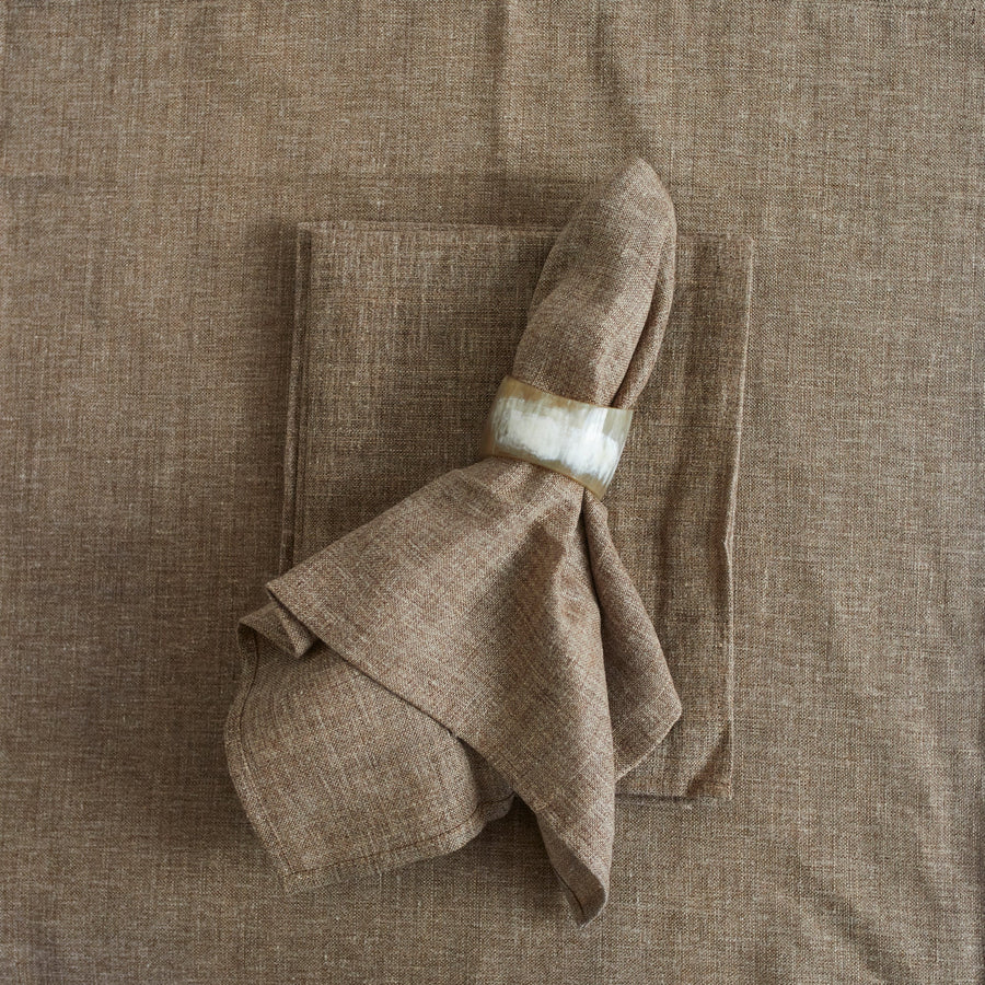 Riverside Table Linens - Set of 6 Napkins - 19’’ x / Nairobi - Libeco - $144