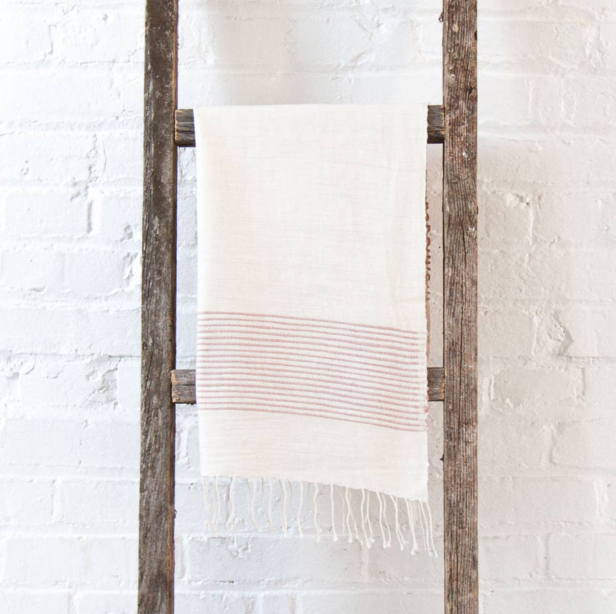 Riviera Striped Cotton Hand Towel - Creative Women - Table
