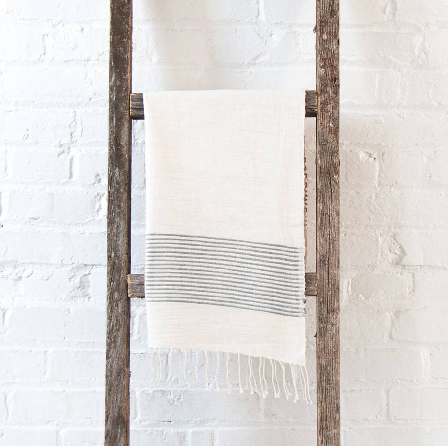 Riviera Striped Cotton Hand Towel - Creative Women - Table