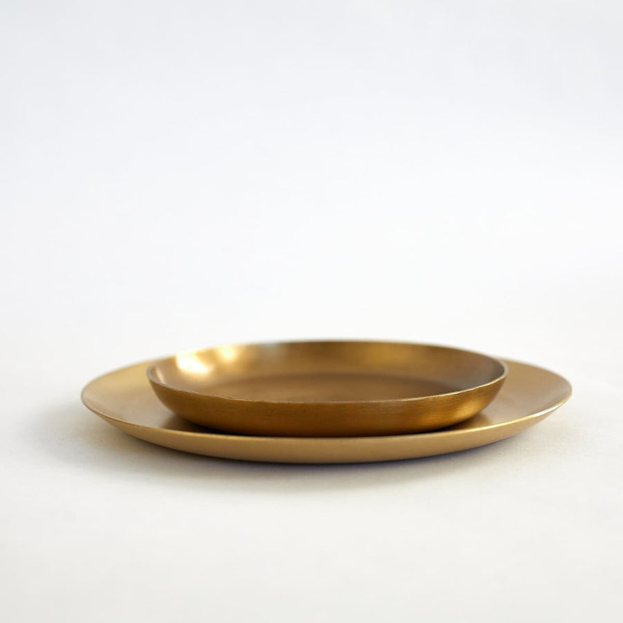 Round Brass Plate - Fog Linen - Accessories - $16