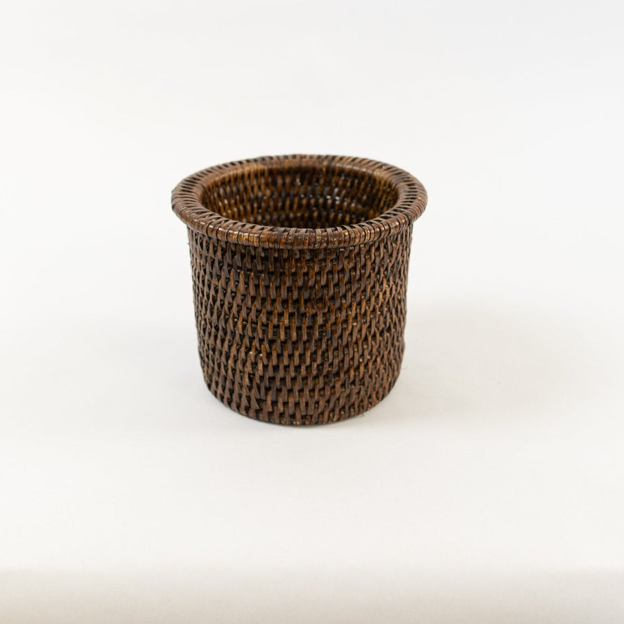 Round Flower Baskets - 6’ x 5’ / Antique Brown - Matahari - $29