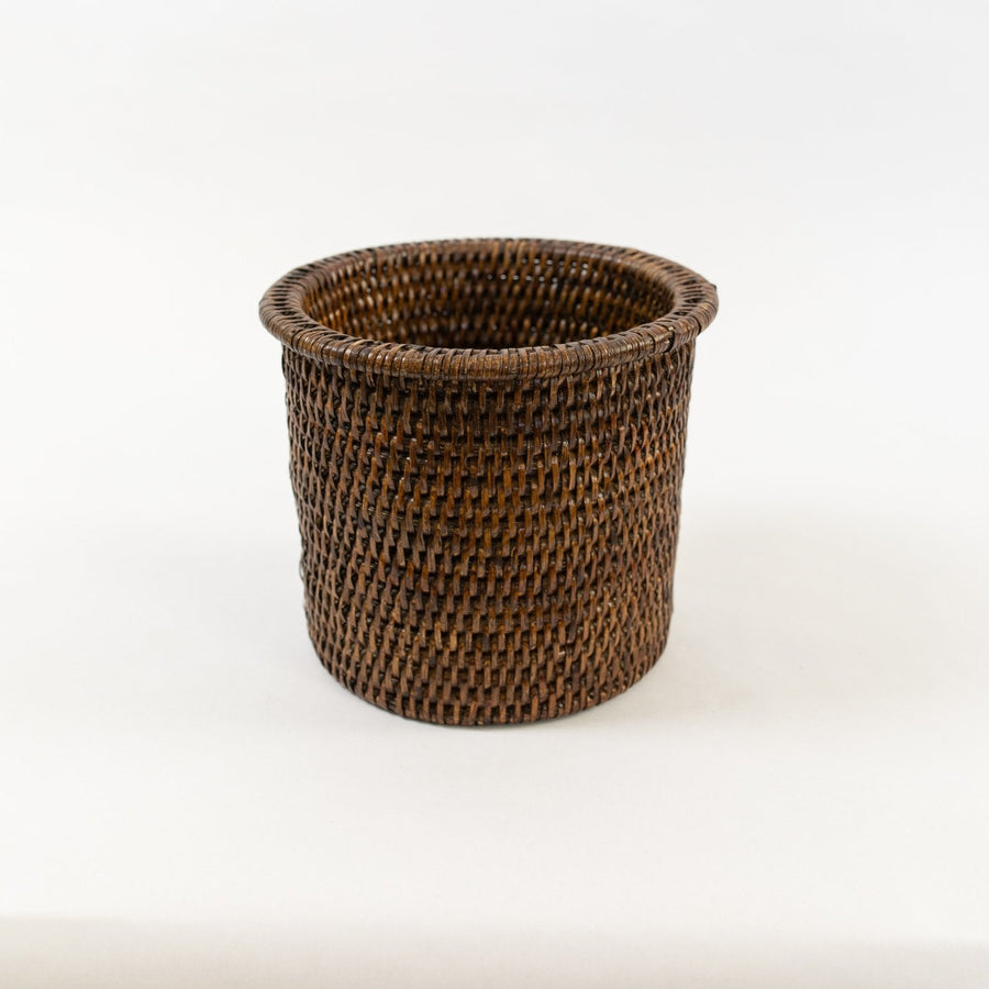 Round Flower Baskets - 8’ x 7’ / Antique Brown - Matahari - $48