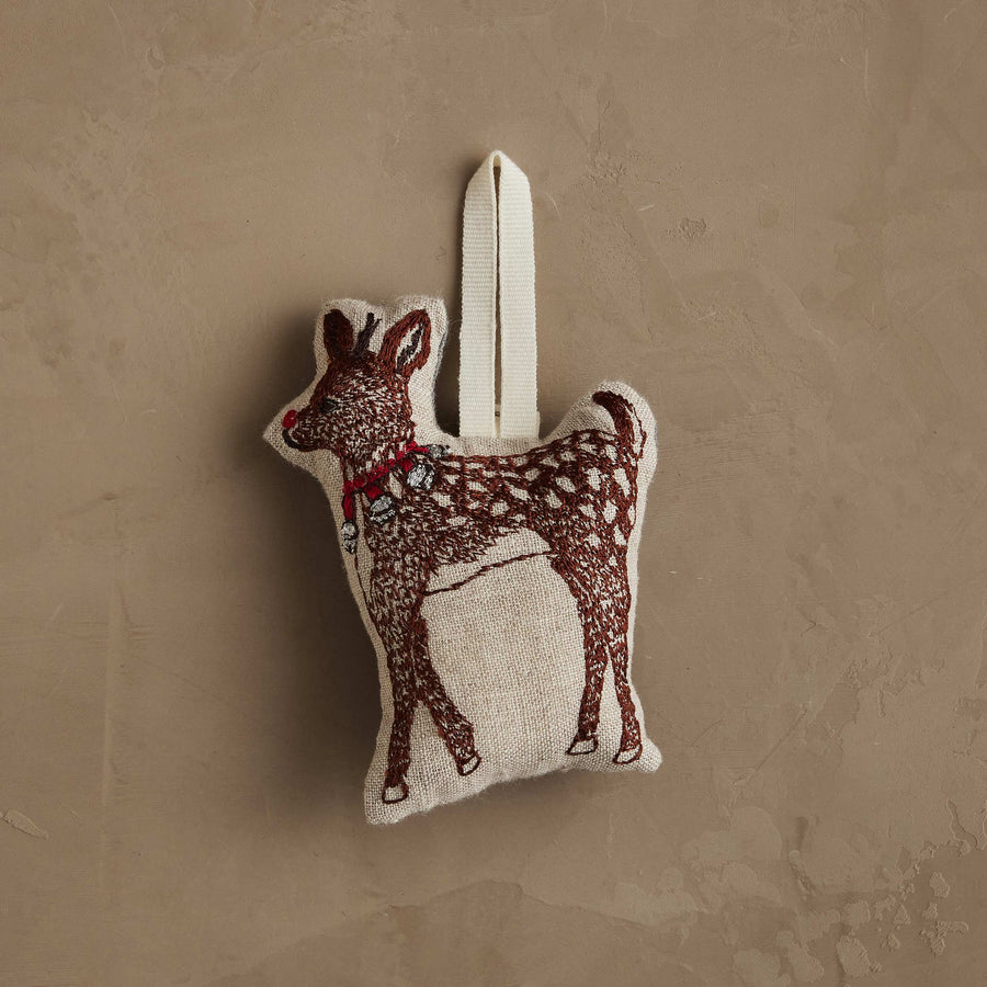 Rudolph Ornament - Coral & Tusk - Holiday - $37