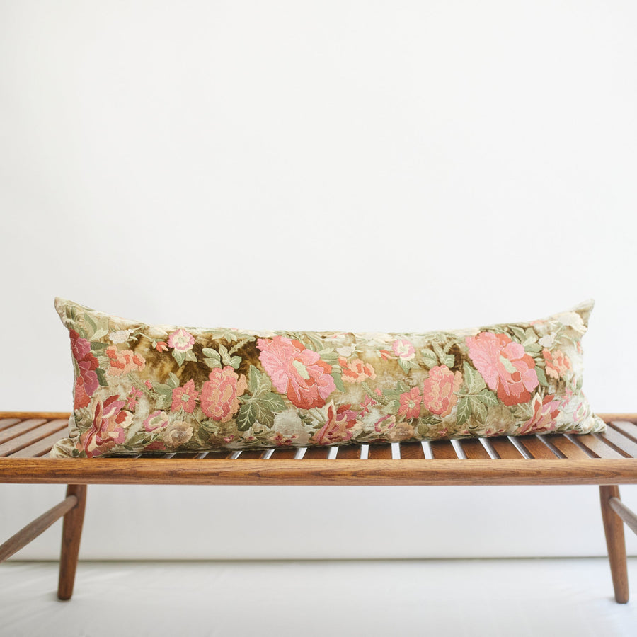 Shaded Olive Cushions - Kamala 12’’ x 38’’ - Anke Drechsel - Cushion - $650