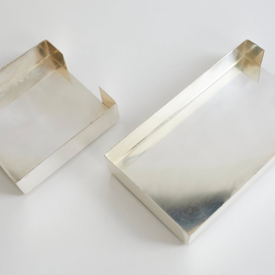 Silver Guest Napkin Holder - Hester & Cook - Accessories - $52