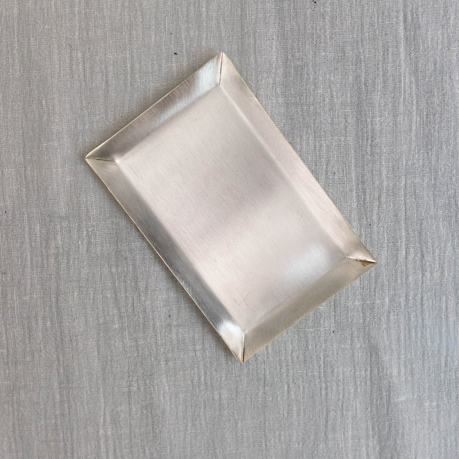 Silver Plate - Rectangle 3’x 5’ - Fog Linen - Accessories - $18