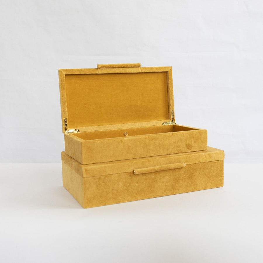 Sinclaire Box - 14.5’’ x 8.5’’ 3.5’’ / Ochre - Made Goods - Accessories - $250