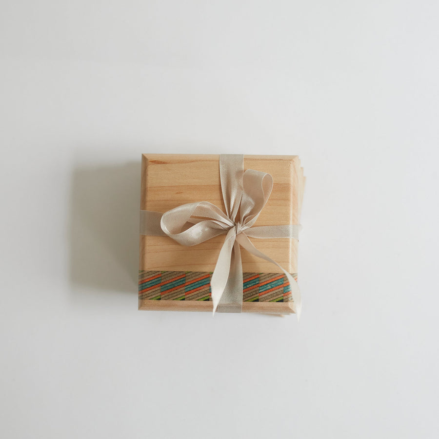 Skate Coasters - Diagonal Stripes - Multi - Also... - Table - $110