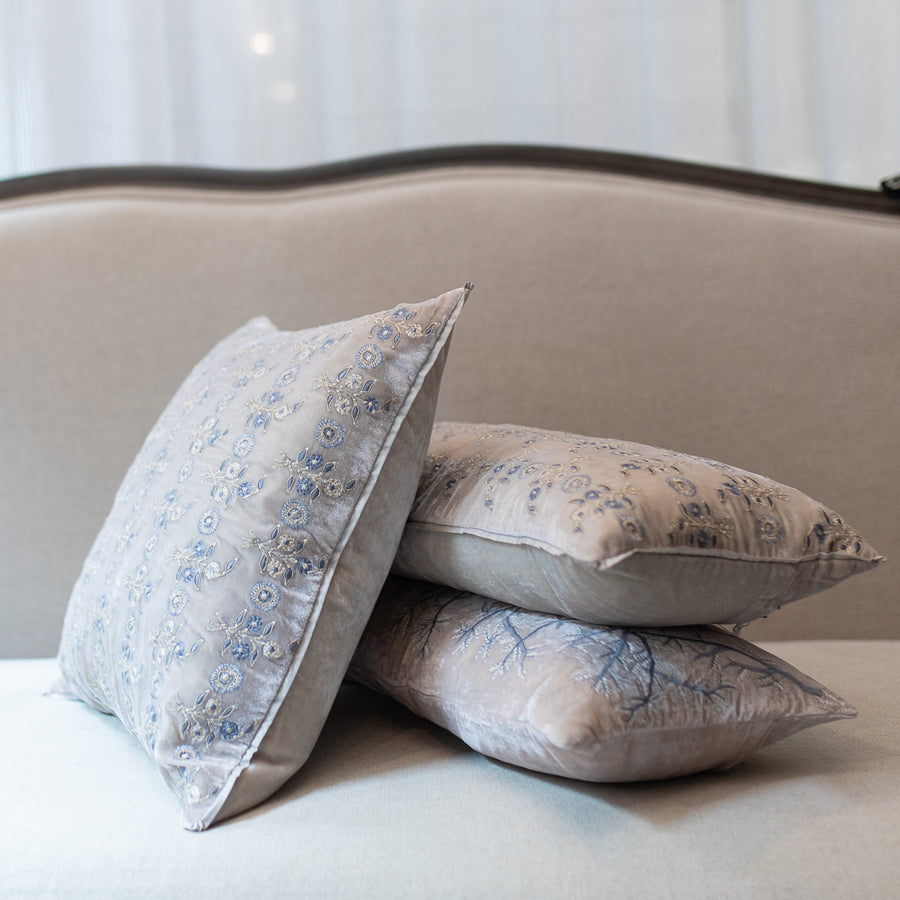 Soft Silver Cushions - Anke Drechsel - Cushion - $435