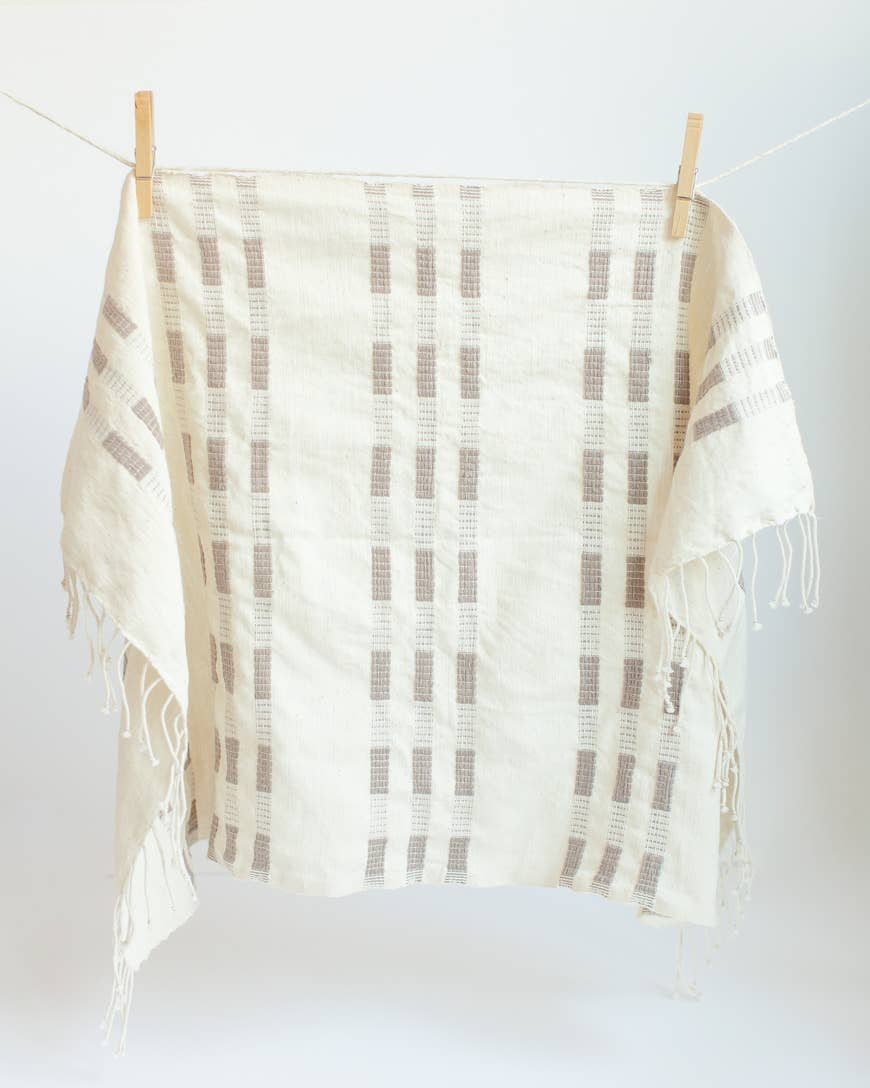 Soho Cotton Hand Towel - Stone - Creative Women - Table - $36