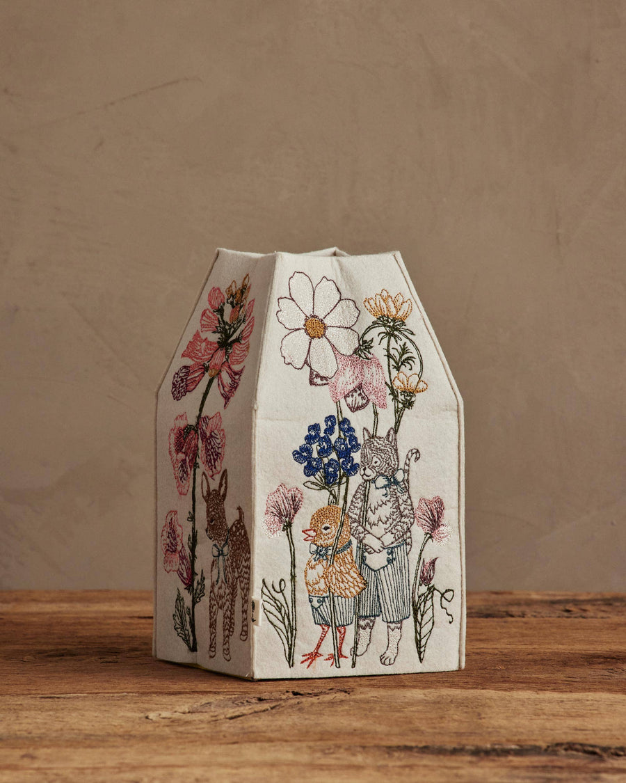 Spring Parade Tissue Box Cover - Coral & Tusk - Bath - $98