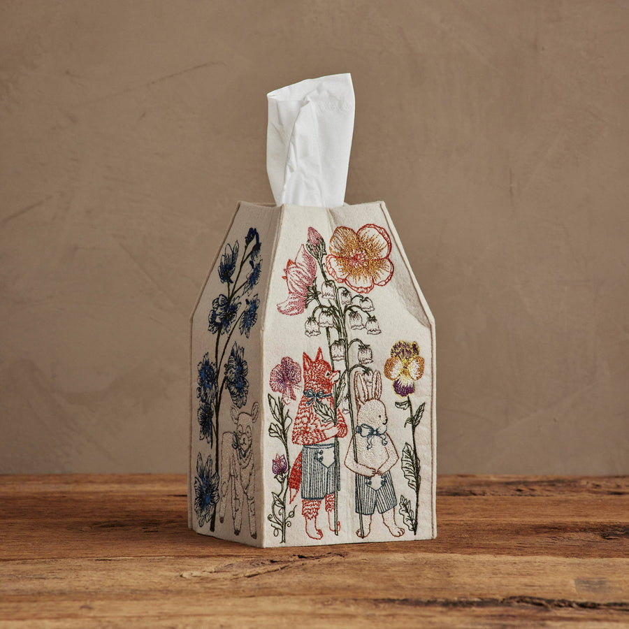 Spring Parade Tissue Box Cover - Coral & Tusk - Bath - $98