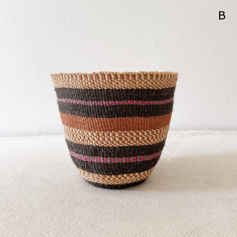 Storage Plant Basket - Brown/Pink - Option B - Amsha - Baskets - $50