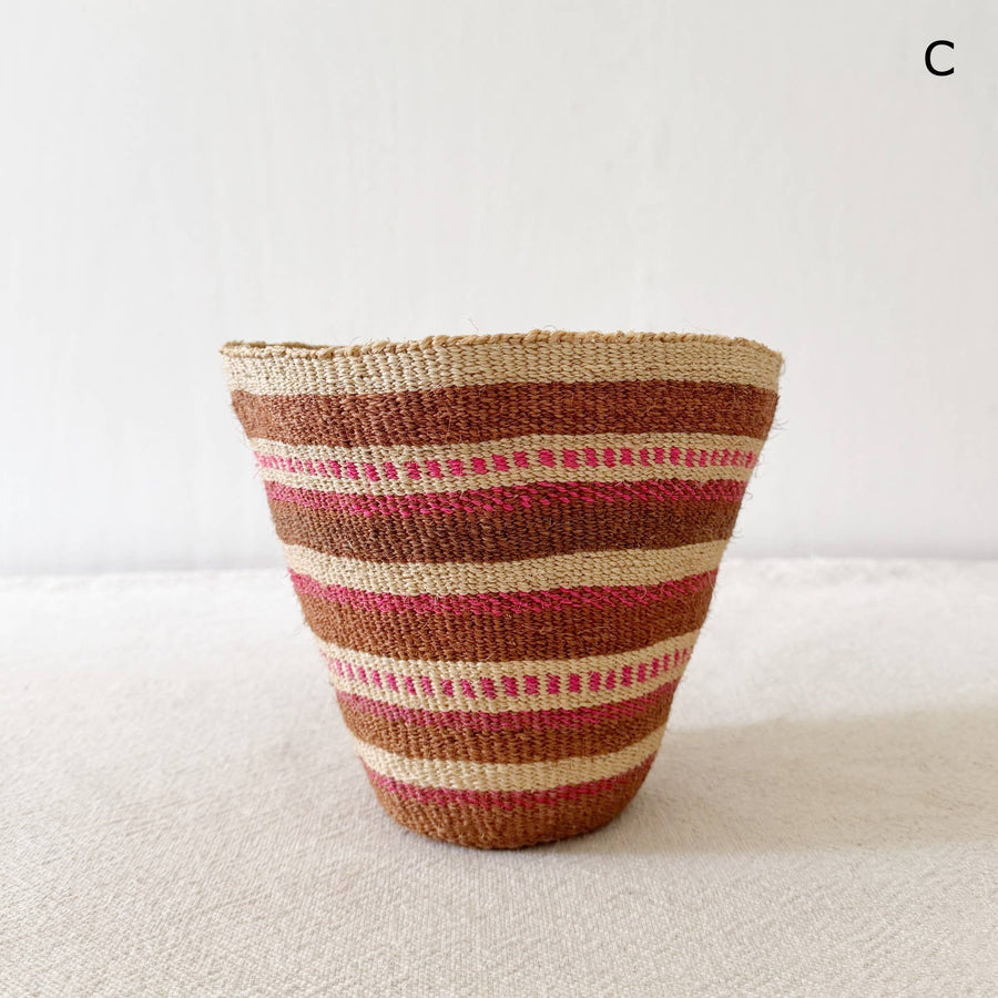 Storage Plant Basket - Brown/Pink - Option C - Amsha - Baskets - $40