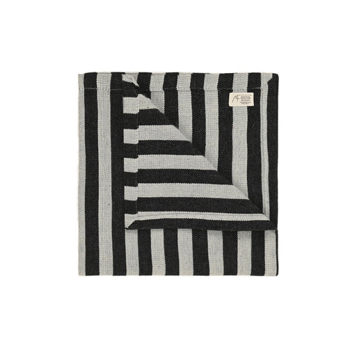 Striped Black Napkins - set/6 - Mizar & Alcor - Table - $108