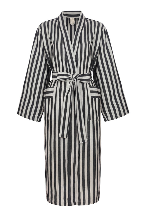 Striped Black Robe - Mizar & Alcor - Wearables - $180
