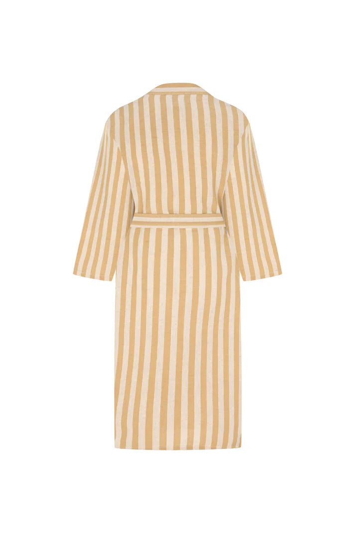 Striped Mustard Robe - Mizar & Alcor - Wearables